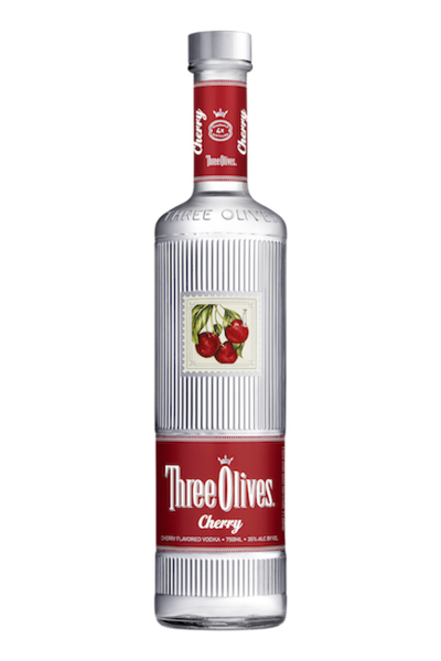 THREE OLIVES CHERRY VODKA 750 ML