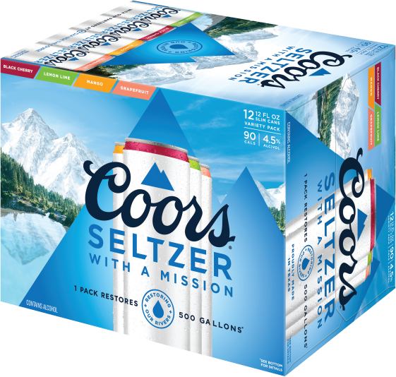COORS SELTZER MIXER 12 CAN