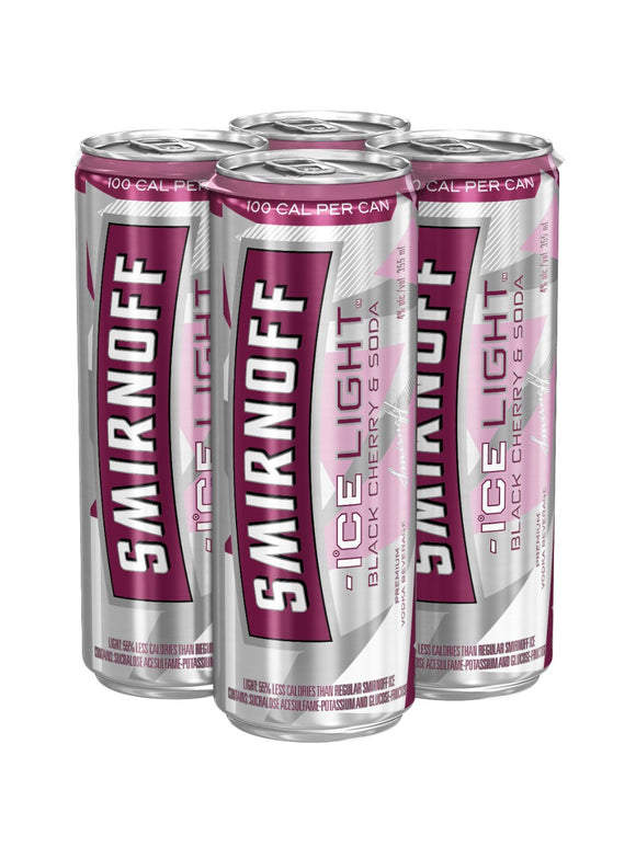SMIRNOFF ICE LIGHT BLACK CHERR
