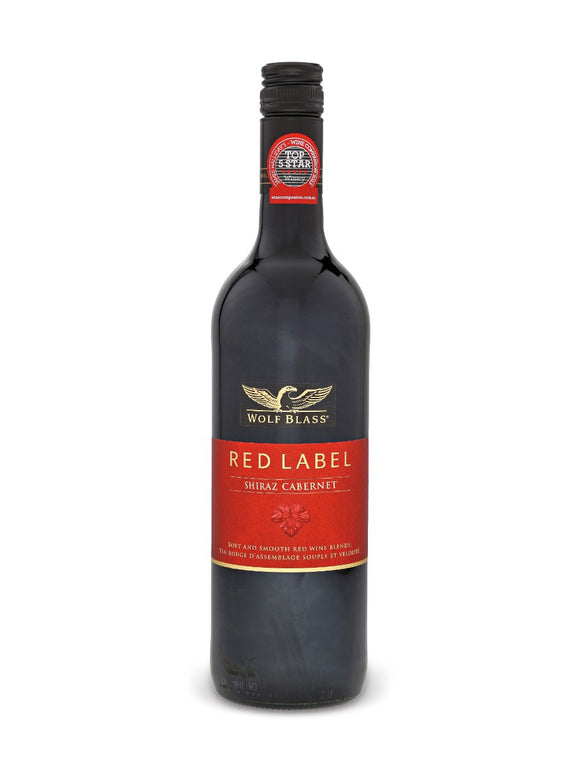WOLF BLASS RED LABEL SHIRAZ CABERNET 1.5 L