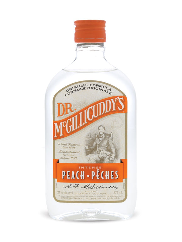 DR MCGILLICUDDY'S PEACH SCHNAPPS 375 ML