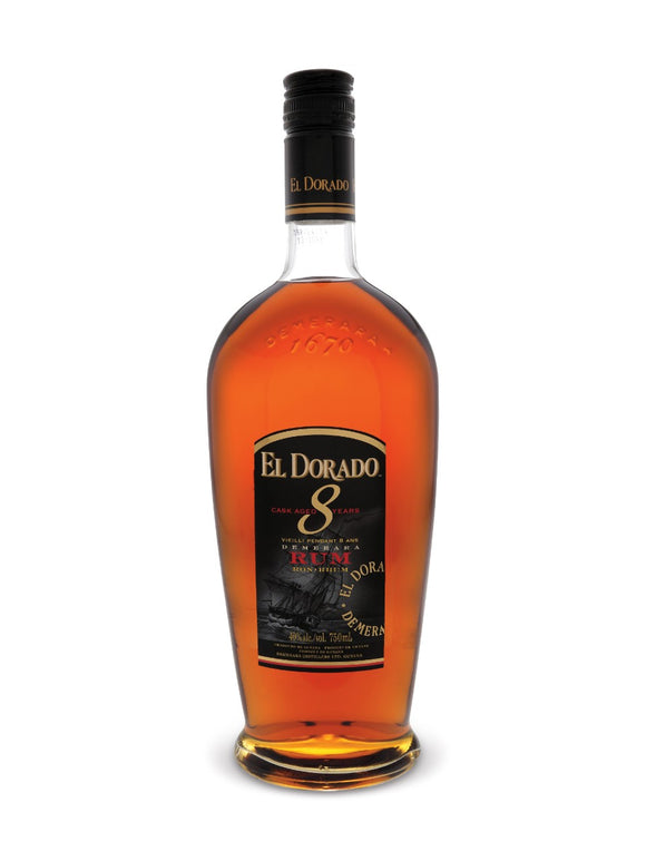 EL DORADO 8 YEAR OLD RUM 750 M