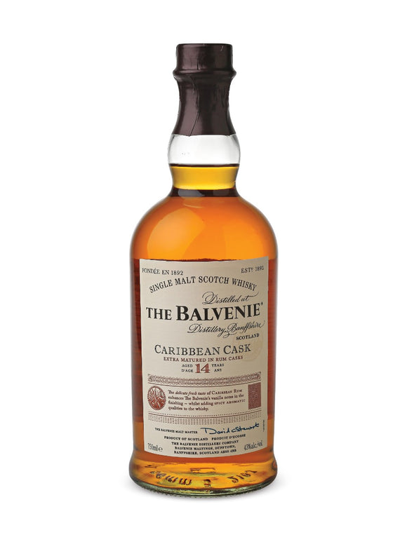 BALVENIE CARIBBEAN CASK 14 YEAR OLD 750 ML
