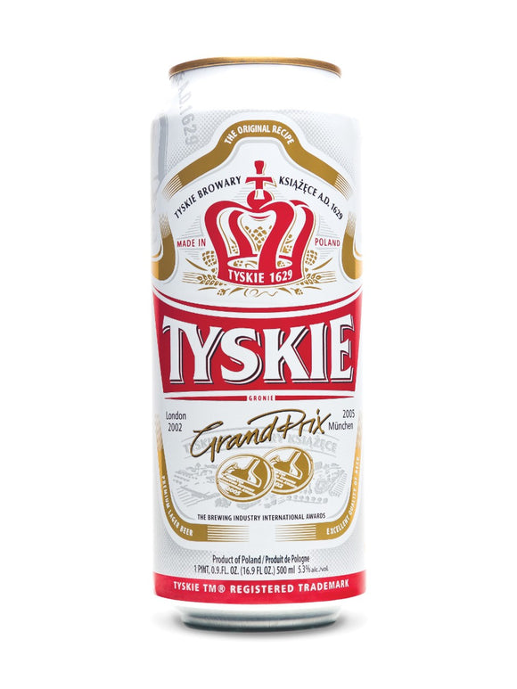 TYSKIE BEER SINGLE CAN 473 ML