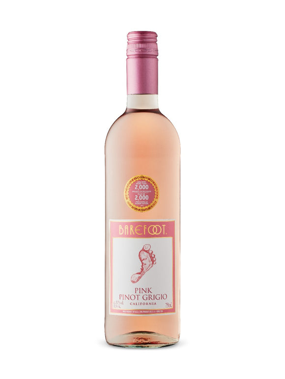 BAREFOOT PINK PINOT GRIGIO 750