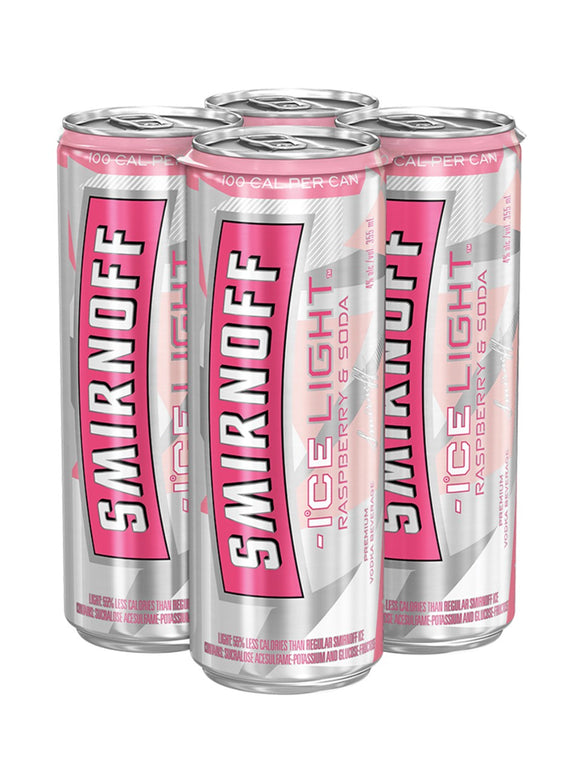 SMIRNOFF ICE LIGHT RASPBERRY &