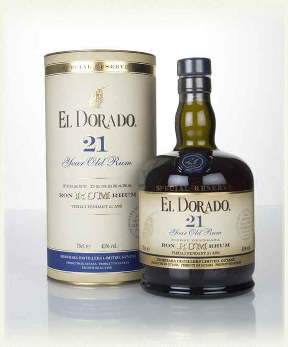 EL DORADO 21 YR. RUM 750 ML