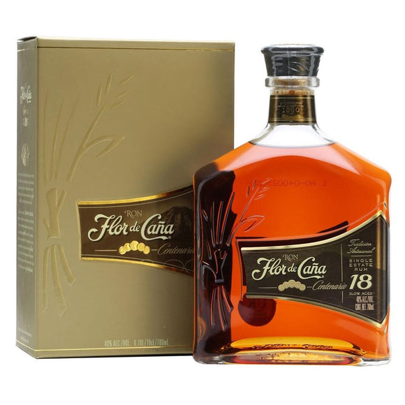 FLOR DE CANA CENTENARIO GOLD 18 YR