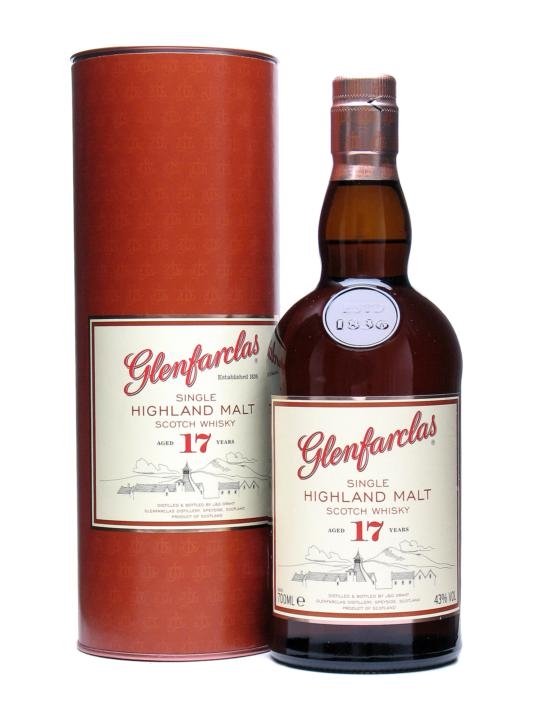 GLENFARCLAS 17 YEAR OLD J & G 750 ML