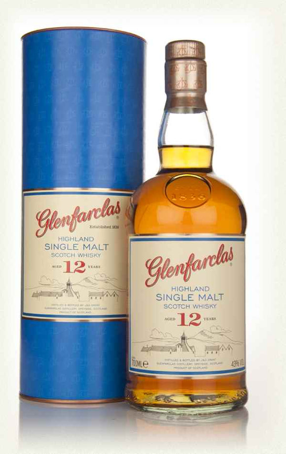 GLENFARCLAS 12 YEAR OLD J & G 750 ML