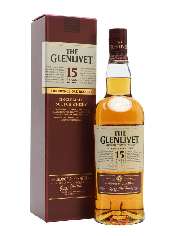 THE GLENLIVET FRENCH OAK 15 YR