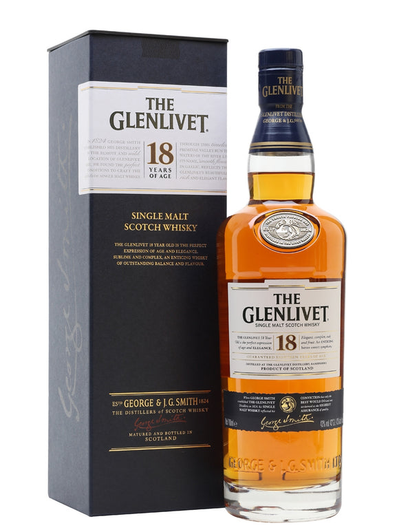 THE GLENLIVET 18 YR OLD