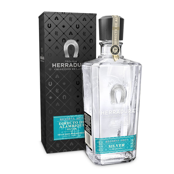 HERRADURA SILVER LA CASA DIRECTO DE ALAMBIQE SILVER TEQUILA 750 ML