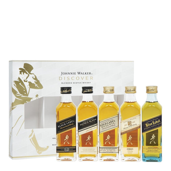 JOHNNIE WALKER DISCOVER TASTER PACK 5 X 50 ML GIFT PACK