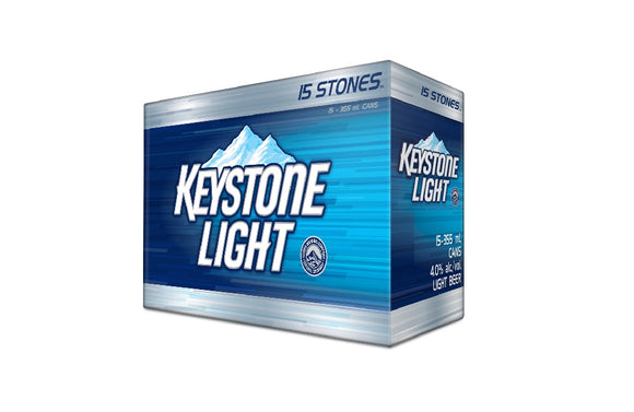 KEYSTONE LIGHT 15 Can Ct 355ML