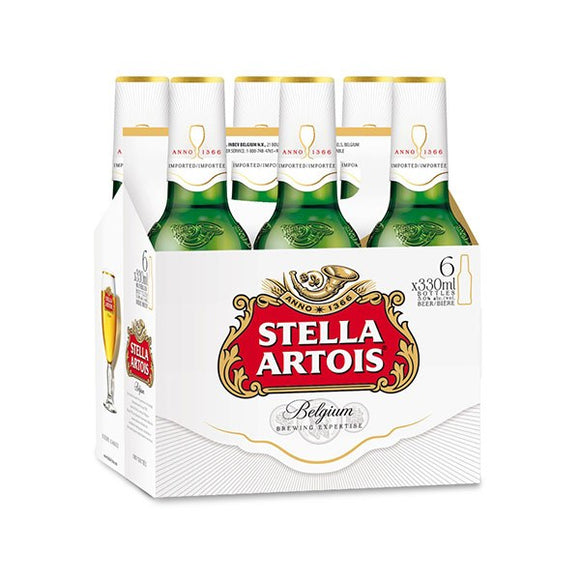 STELLA ARTOIS LEGERE 6 BOTTLES