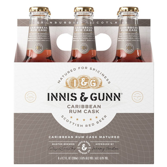 INNIS GUNN CARIBBEAN RUM CASK 6 BOTTLES