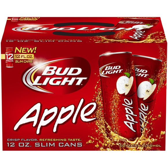 BUD LIGHT APPLE 12 CANS