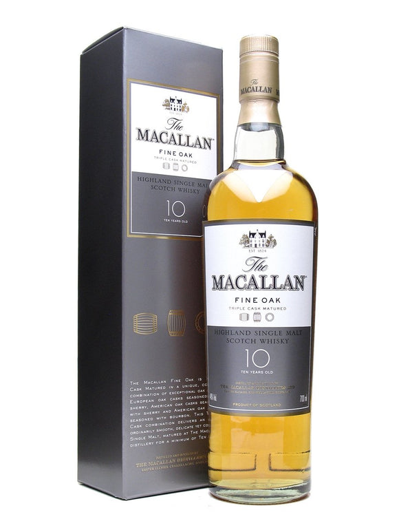 MACALLAN FINE OAK 10 YEAR OLD