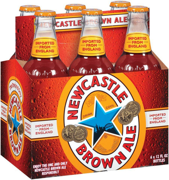 NEWCASTLE BROWN ALE 6 BOTTLES