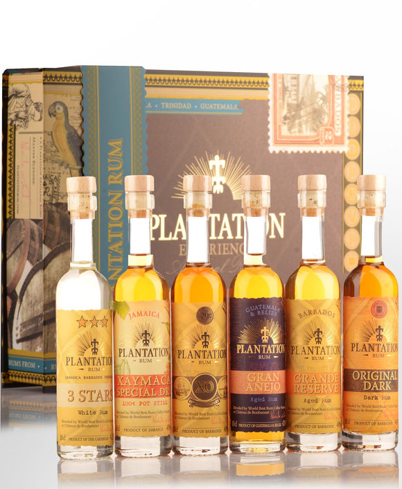 PLANTATION ARTISANAL RUM CIGAR BOX 6 X 200 ML