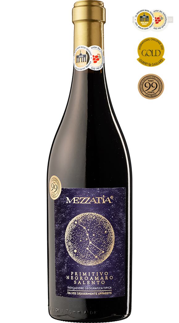 MEZZATIA PRIMITIVO NEGROAMARO 750 ML