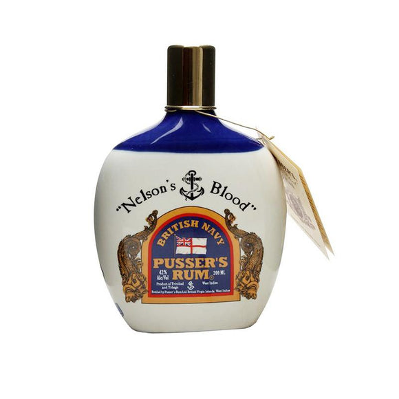 PUSSER'S CERAMIC HIP FLASK