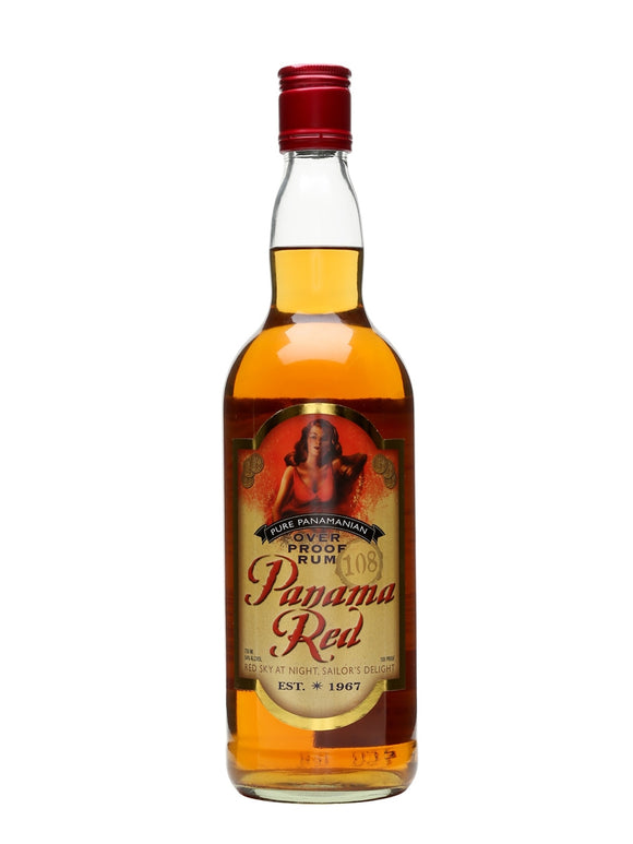 PANAMA RED 108 OVERPROOF RUM 750 ML