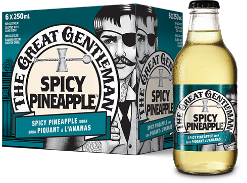 THE GREAT GENTLEMAN SPICY PINEAPPLE 6 BOTTLES