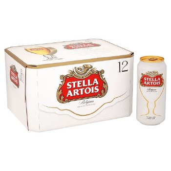 STELLA ARTOIS 12 CANS