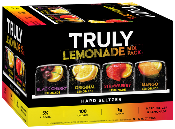 TRULY LEMONADE VARIETY PACK 12 CAN